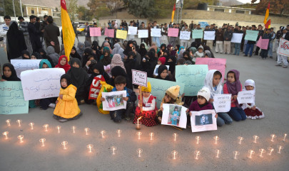 hazaras protest against seven year old girl s murder in quetta