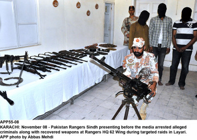 10 gang members political workers held in raids