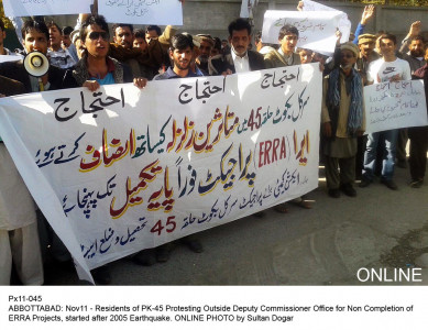 threaten to block muzaffarabad islamabad road for an indefinite period in the absence of redressal