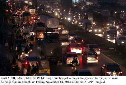 blocking roads protest against load shedding leads to terrible traffic gridlock