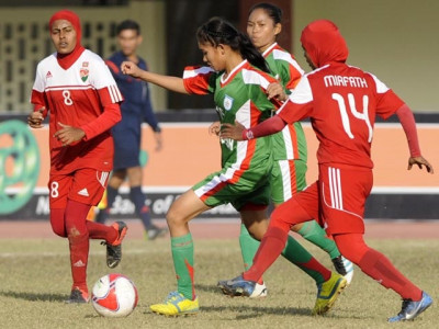 saff women s championship semi finalists decided as india beat afghanistan 12 0