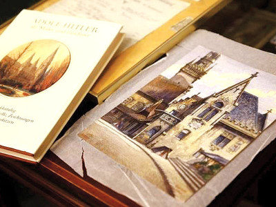 german auction house putting hitler watercolour on market