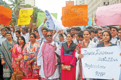 sindh nursing council bill controversial legislation forces nurses to take to the streets