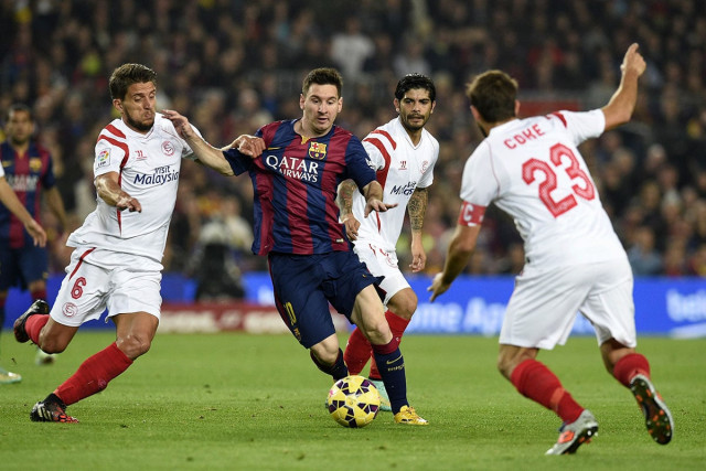 lionel messi equals la liga scoring record lionel messi equals la liga scoring record
