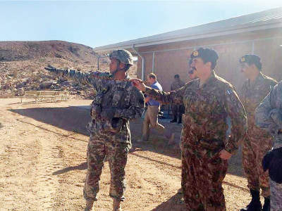 raheel visits us military training centre raheel visits us military training centre