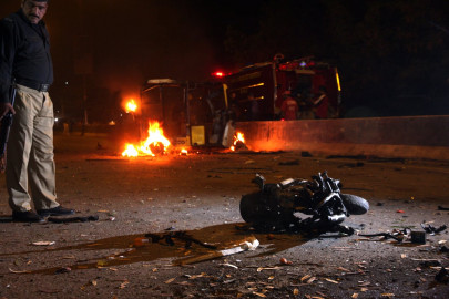 one killed five injured in karachi blast targeting police commandos one killed five injured in karachi blast targeting police commandos