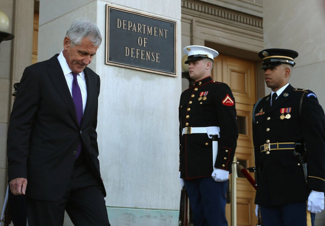 exit chuck hagel