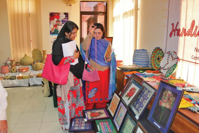 empowerment exhibit showcases handicrafts made by displaced women of nwa