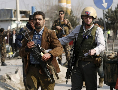 kabul blast hits british embassy vehicle kills five afghans
