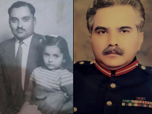 my father a war veteran already received many awards including the sitara e imtiaz by the pakistan army and retired as a brigadier himself just as his father in law did photos sabeer lodhi