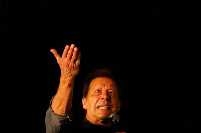 ousted pakistani prime minister imran khan gestures as he addresses supporters during a rally in karachi pakistan april 16 2022 reuters akhtar soomro ousted pakistani prime minister imran khan gestures as he addresses supporters during a rally in karachi pakistan april 16 2022 reuters akhtar soomro
