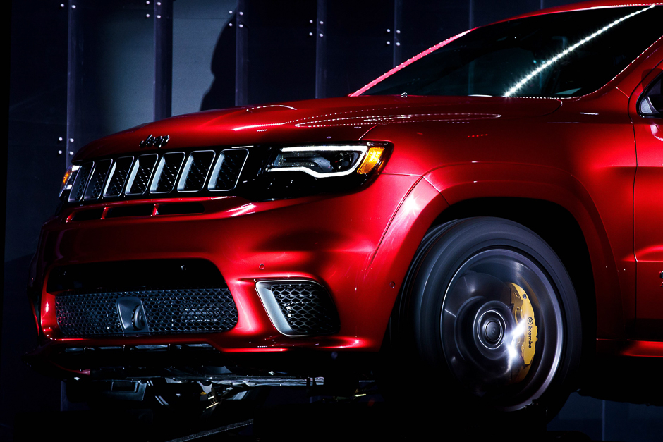 2018 Jeep Cherokee Trackhawk. PHOTO: AFP