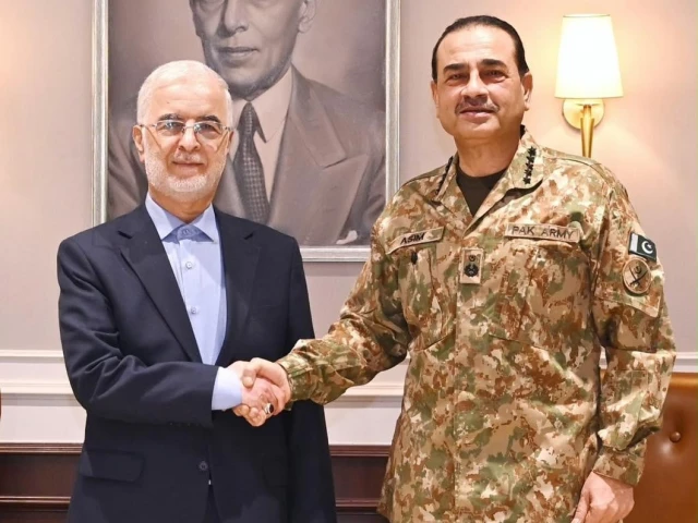 Iranian interior minister discusses border security with CDF Asim Munir Iranian interior minister discusses border security with CDF Asim Munir