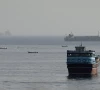 vessels in the strait of hormuz as seen from musandam oman august 3 2026 reuters