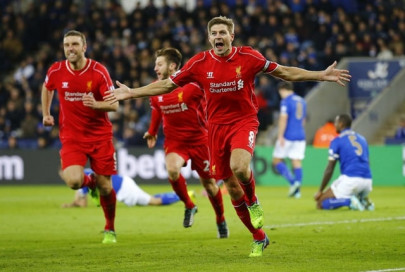 englilsh premier league gerrard takes flight to roll back the years