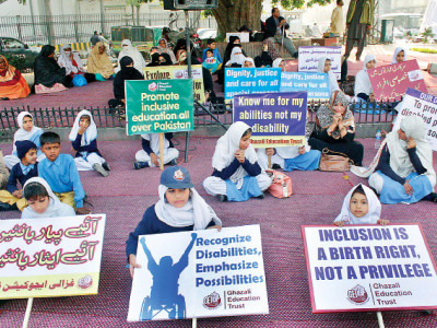 day for the disabled parliamentarians express solidarity with the disabled