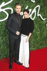 fashion line david beckham follows wife s suit