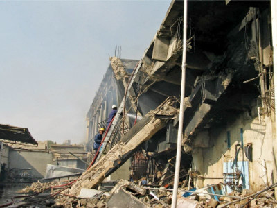 hundreds of workers lose jobs as fire destroys factory