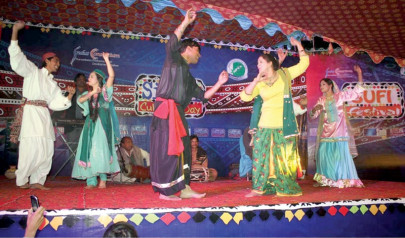 of ajrak and sufis sindh comes to life in the capital