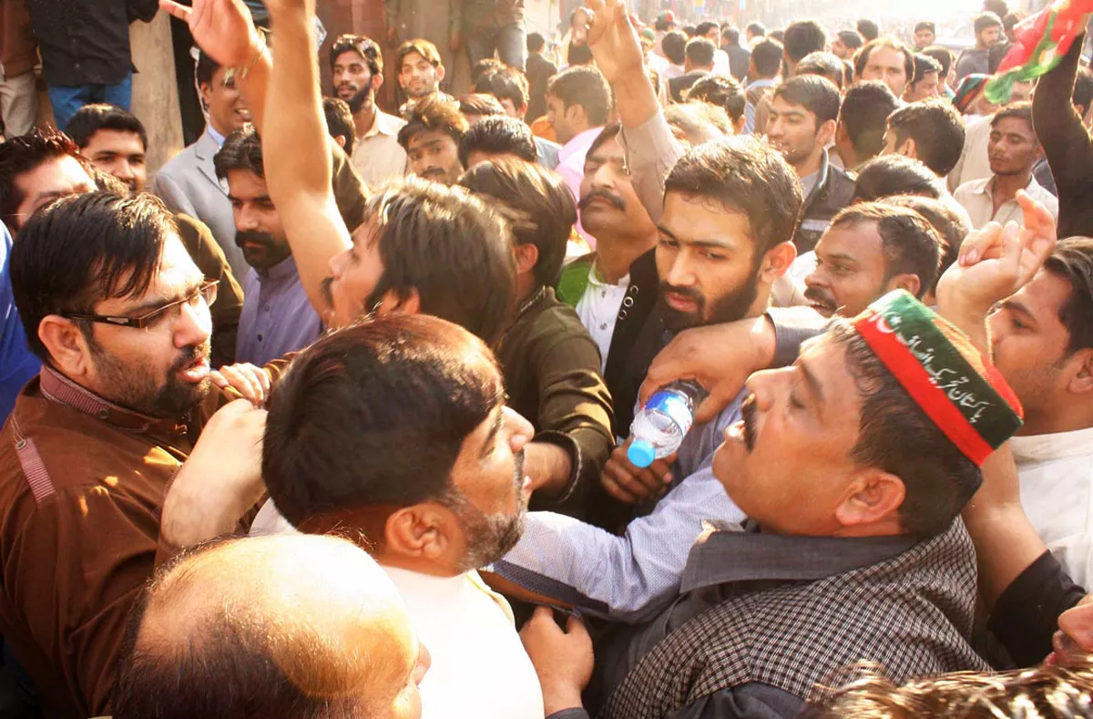 precursor rival party activists clash in the streets precursor rival party activists clash in the streets