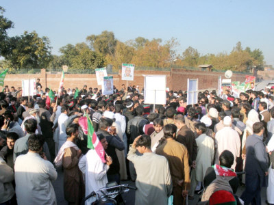 agitation pti flexes its muscles across k p