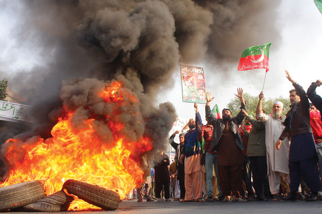 ain t over yet protests by pti workers erupt across the punjab