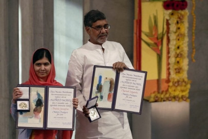 malala accepts nobel peace prize with rousing speech