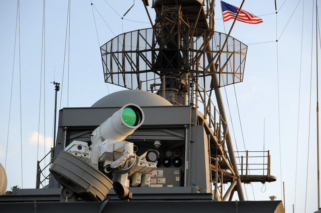 us navy deploys new laser weapon in persian gulf official