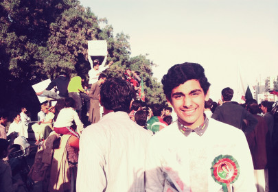 the man behind the red and green the man behind the red and green