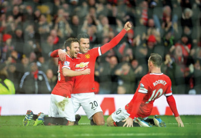 liverpool down old rivalry old trafford old scoreline new winners