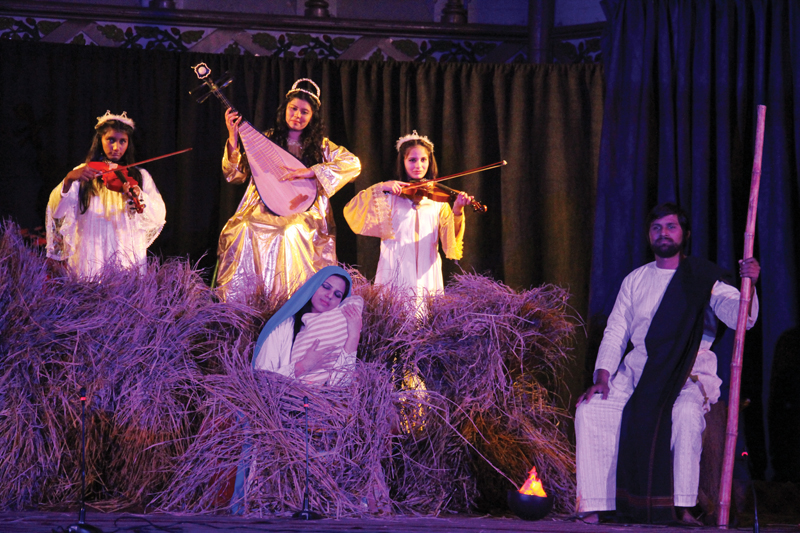 away in a manger re creating bethlehem for lahore s faithful