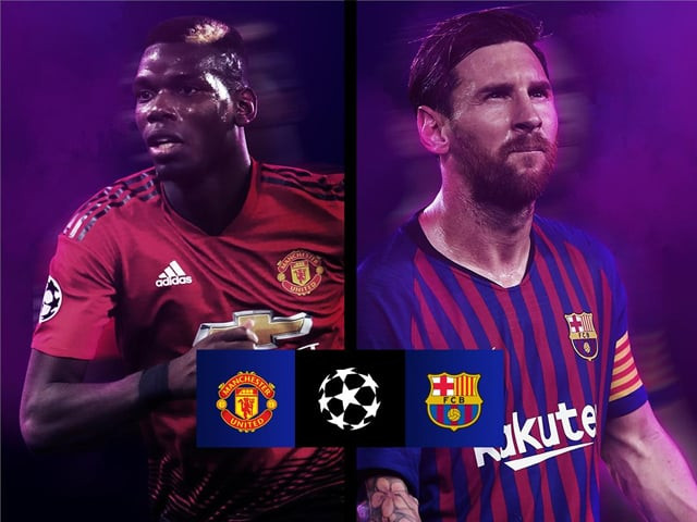the team welcomes barcelona at old trafford on april 11th before traveling to camp nou six days later photo twitter champions league the team welcomes barcelona at old trafford on april 11th before traveling to camp nou six days later photo twitter champions league