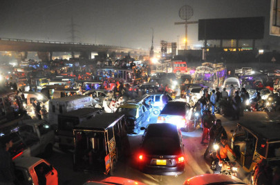 karachi suffers from massive traffic gridlock karachi suffers from massive traffic gridlock