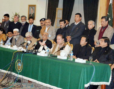 rare show of unity leaders vow to avenge peshawar massacre rare show of unity leaders vow to avenge peshawar massacre