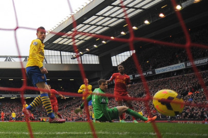 english premier league rodgers in the spotlight as reds host gunners in feisty encounter