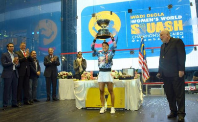 women s world squash championship david s legend grows with record eighth win