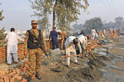 rising from the ashes reconstruction begins at army public school