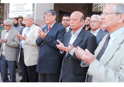 in fond memory of ssuet prays for peshawar victims