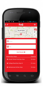 at your fingertips plan your public bus trip through a mobile app