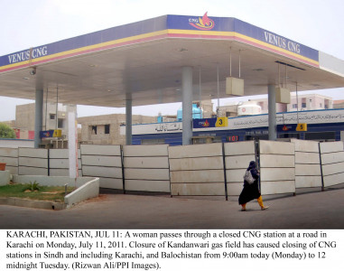 bad for business cng dealers protest four day closure of gas stations