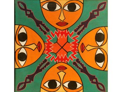 looking back paintings point to diversity of faizaan s artistic genius