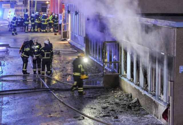 fire at sweden mosque for second time in days fire at sweden mosque for second time in days