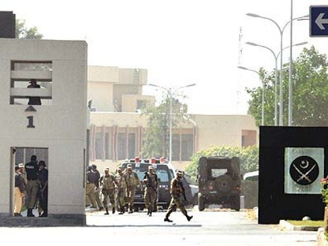 suspects had carried out attacks on kamra aeronautical complex hamza camp and attempted a suicide attack at ghq photo afp suspects had carried out attacks on kamra aeronautical complex hamza camp and attempted a suicide attack at ghq photo afp