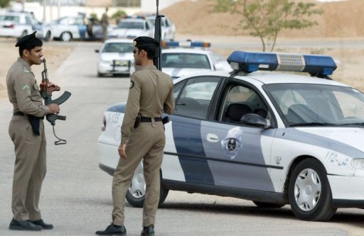 a file photo saudi policemen photo afp