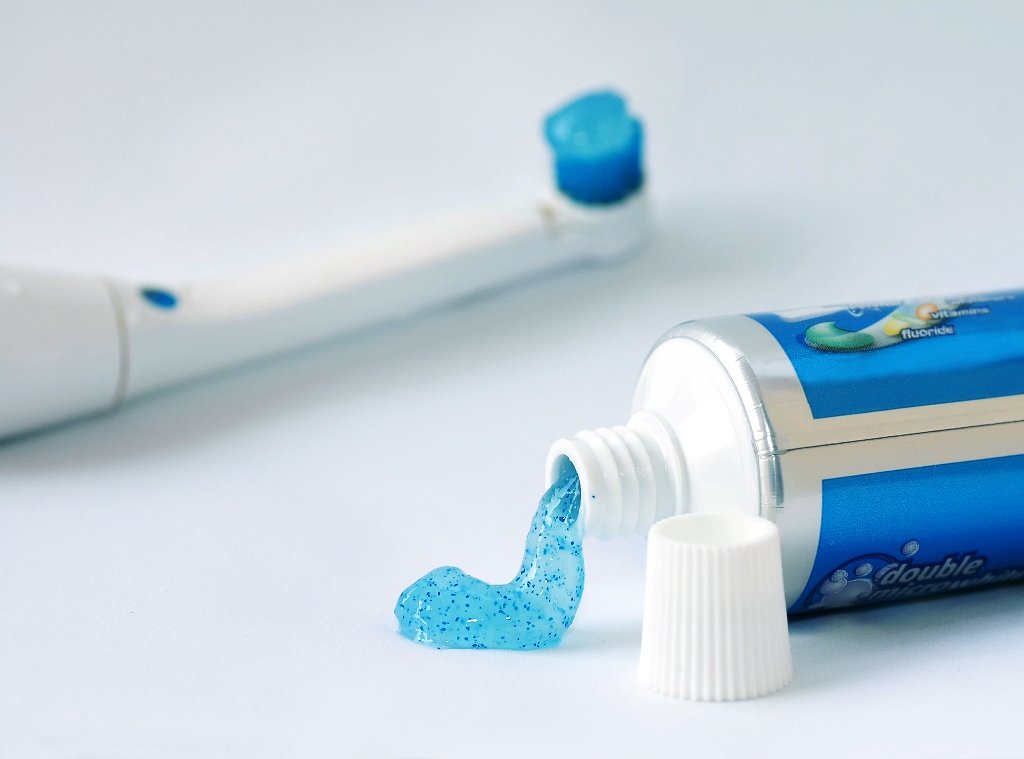 toothpaste has some amazing properties that make it great for a lot more than just whitening teeth stock image