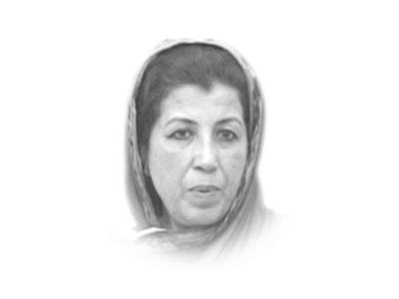 the writer is an expert on countering violent extremism and the executive director of paiman trust she is also a former caretaker information minister of khyber pakhtunkhwa