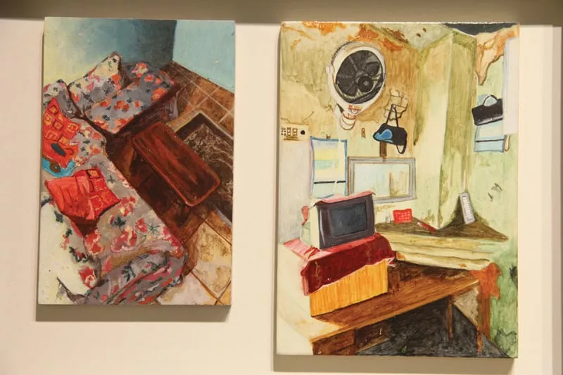 some works depict a stark contrast in furnishings of her house and the servant quarters photo ayesha mir express some works depict a stark contrast in furnishings of her house and the servant quarters photo ayesha mir express