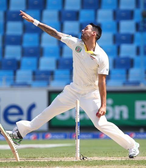 johnson 33 has bowled long spells during the first three tests against india and has said he is hoping for a more responsive pitch in the fourth which begins in sydney on tuesday photo afp