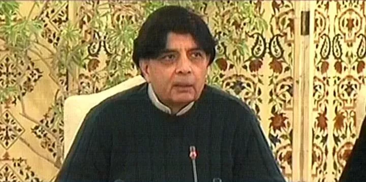 express news screengrab of interior minister chaudhry nisar express news screengrab of interior minister chaudhry nisar