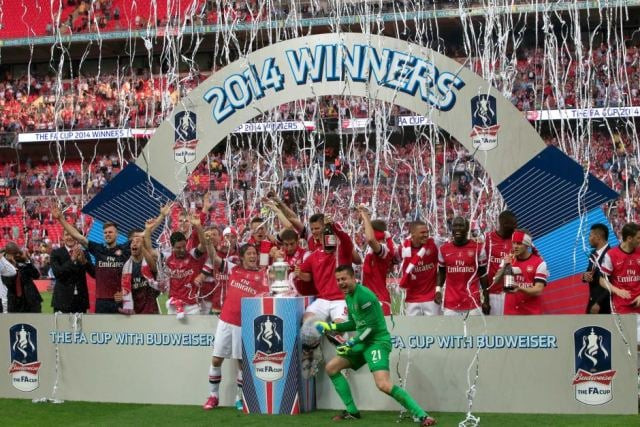 ghosts still shadowing gunners winning a trophy after a hiatus of nine years the 2014 fa cup arsenal looked like heralding on a new era under arsene wenger but the defensive failures and the tendency for the team to choke in the final third has brought a lot of criticism on the frenchman photo afp ghosts still shadowing gunners winning a trophy after a hiatus of nine years the 2014 fa cup arsenal looked like heralding on a new era under arsene wenger but the defensive failures and the tendency for the team to choke in the final third has brought a lot of criticism on the frenchman photo afp